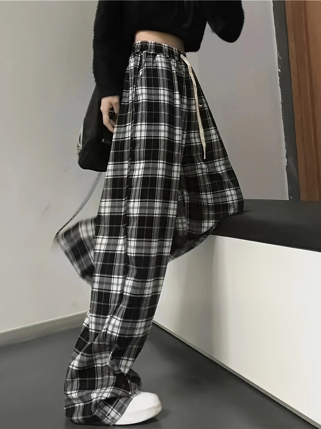 Dame Relaxed Fit Rute Bukser Stilla