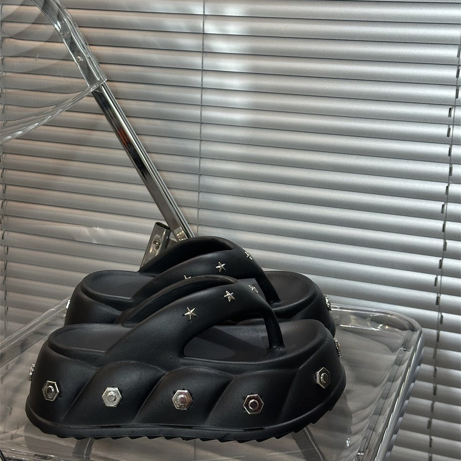 Dame Modiske Clogs med unikke Metalaccenter Stilla