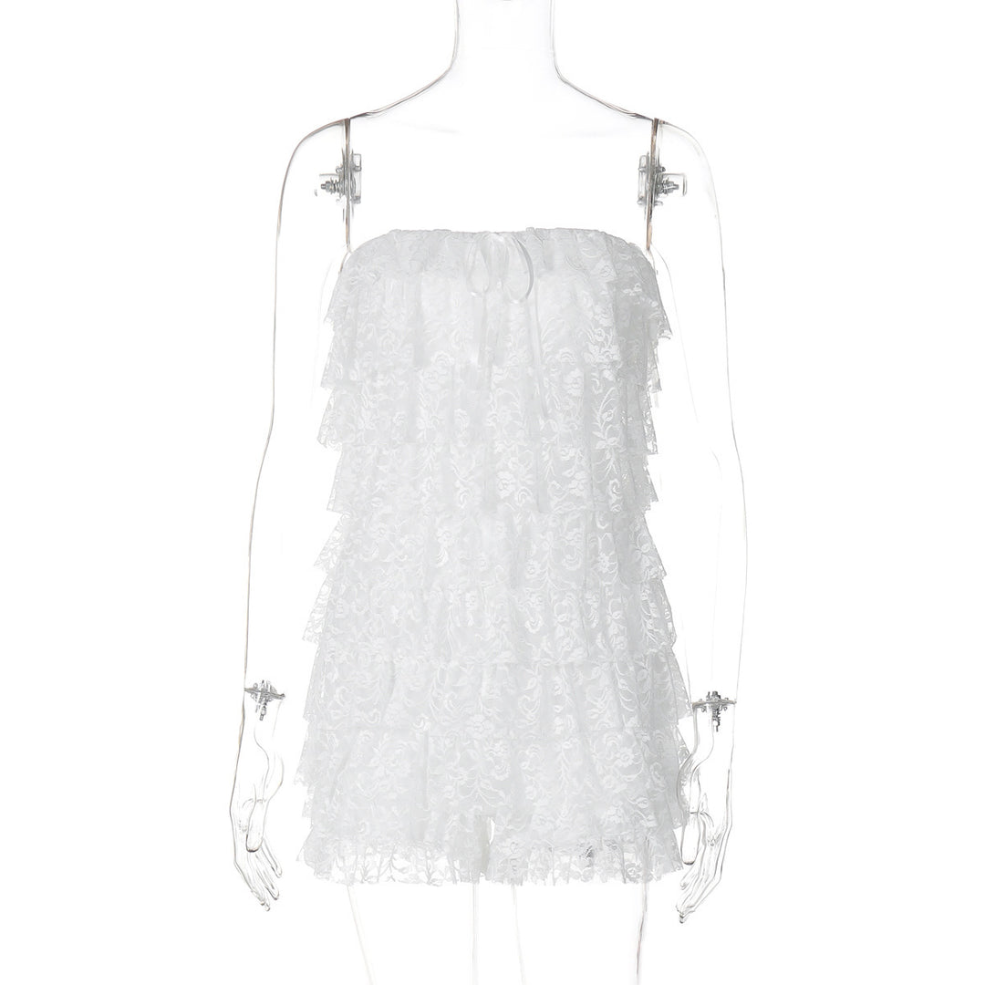 Dame Legesymasket Rullemønster Jumpsuit i Spids Stilla