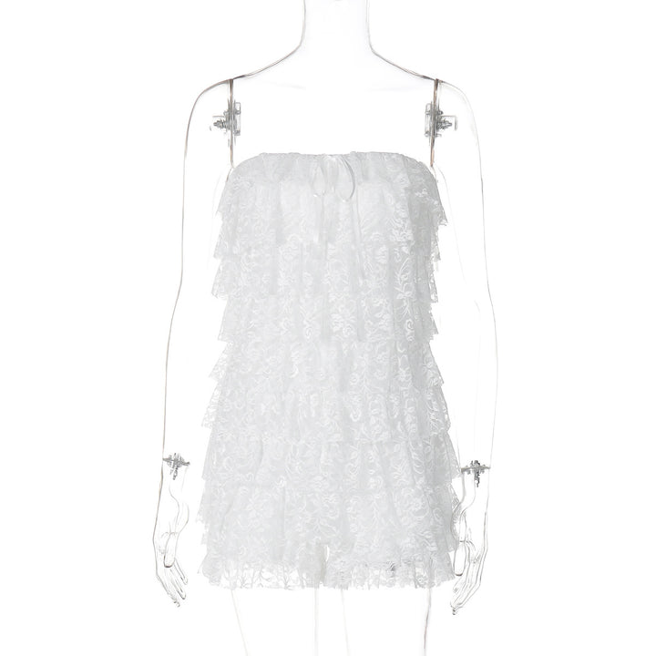 Dame Legesymasket Rullemønster Jumpsuit i Spids Stilla