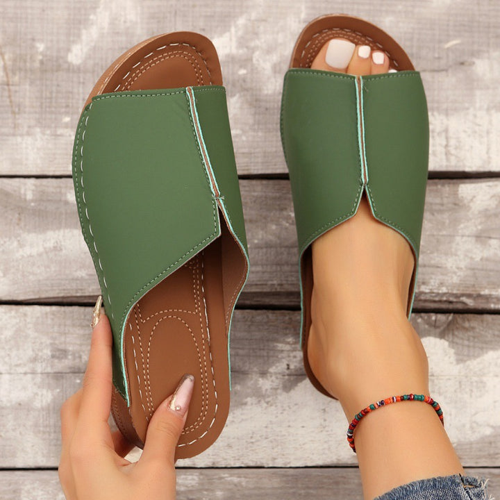 Dame Slip-on Sandaler med komfortabelt fodseng og moderigtigt design Stilla