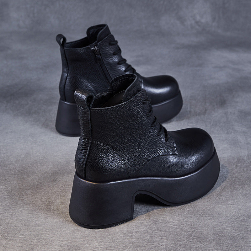 Femme Chunky Heel Ankelstøvler Stilla