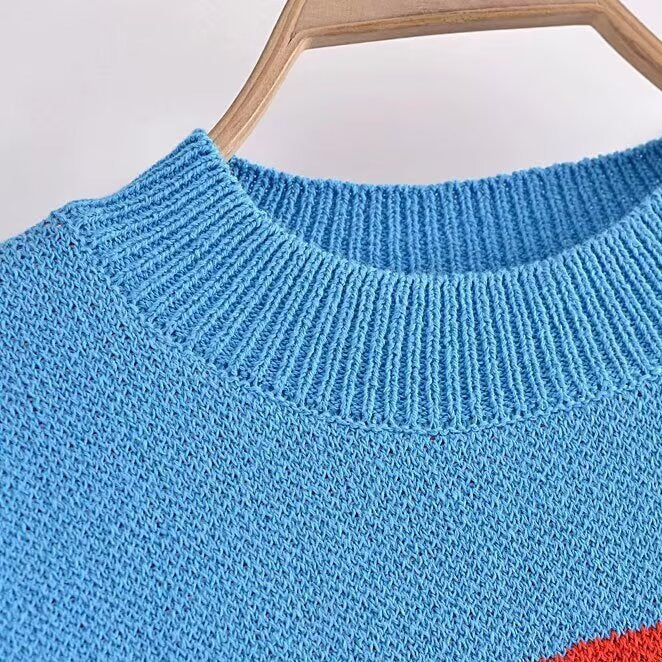 Femme Cozy Graphic Striktrøje med svampedesign Stilla
