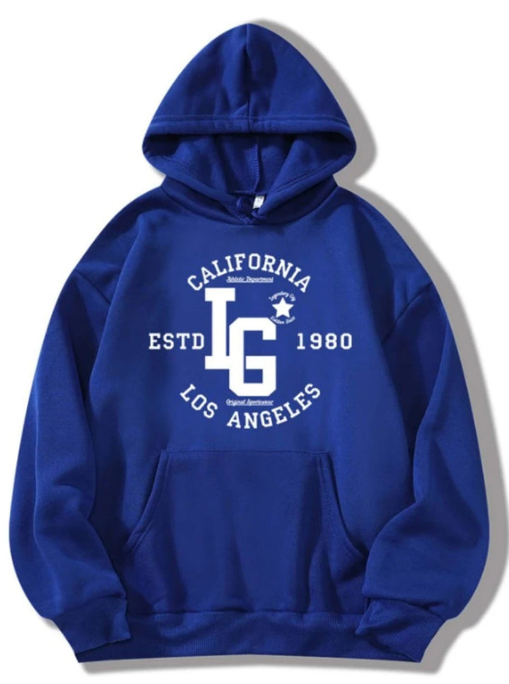 Kvinders hoodie med sporty California tryk Skovae
