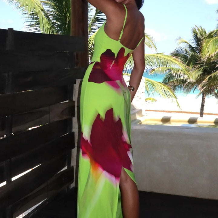 Dame Blomst Maxi Kjole Stilla