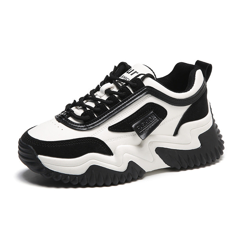 Dame Sporty Chunky Sneakers med åndbart overmateriale og skridsikker sål Stilla