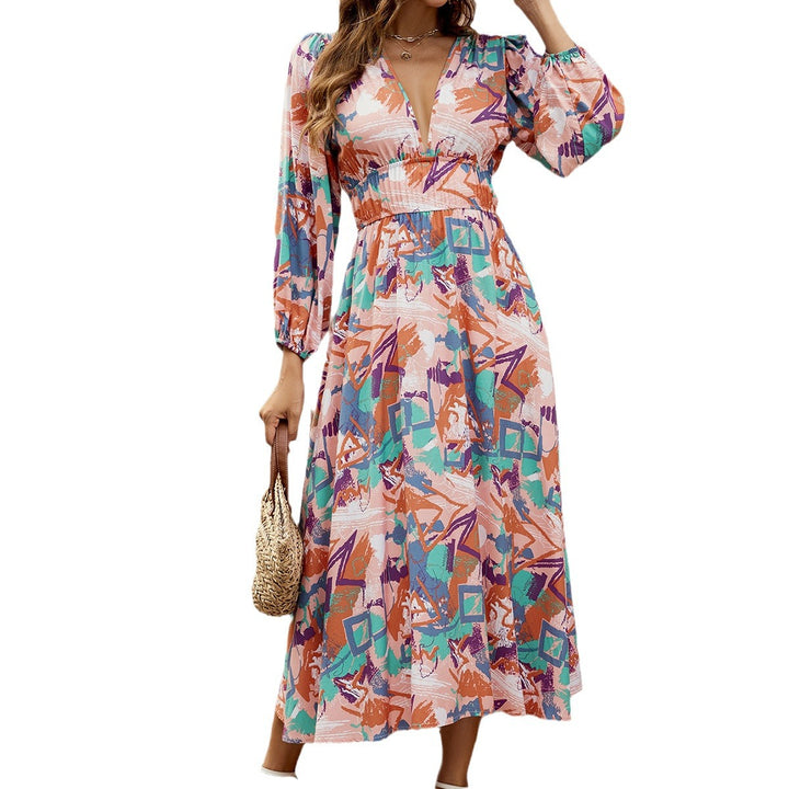Dame Wrap-Maxi-Kjole Stilla