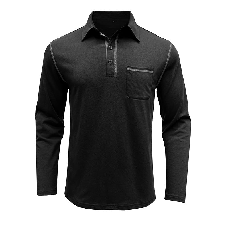 Herrer polo skjorte med praktisk brystlomme og sportsligt design Stilla