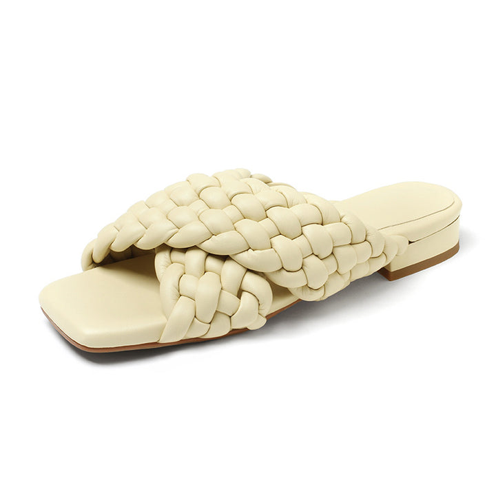 Femme Woven Slide Sandaler  Stilla