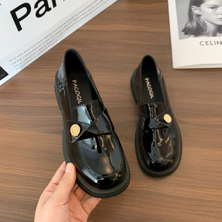 Femme Stilfulde Laklæder Slippers Stilla