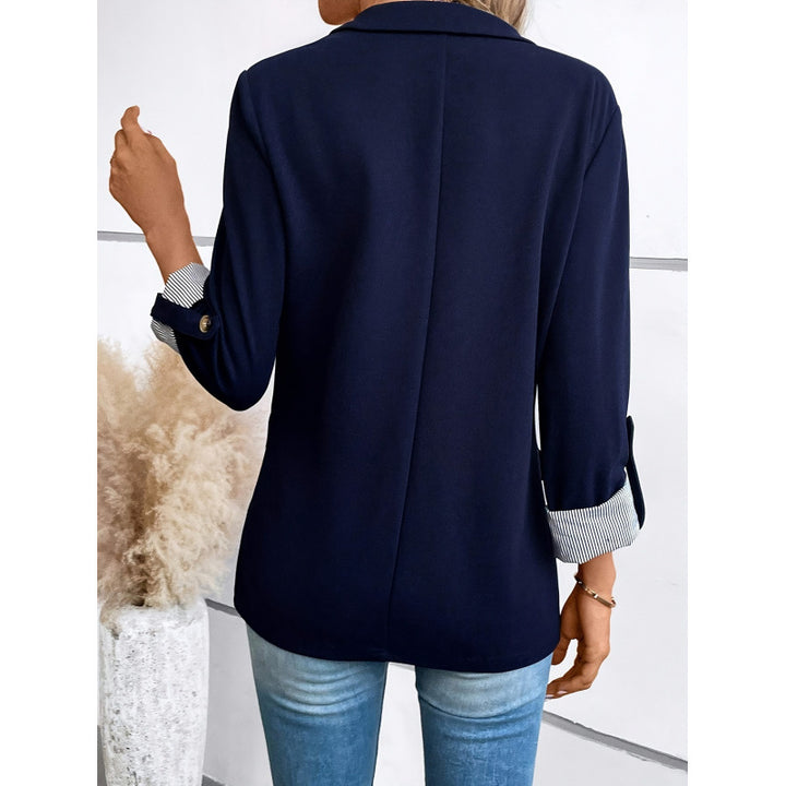 Femme Skræddersyet Blazer med Kontrastmanchetter Stilla