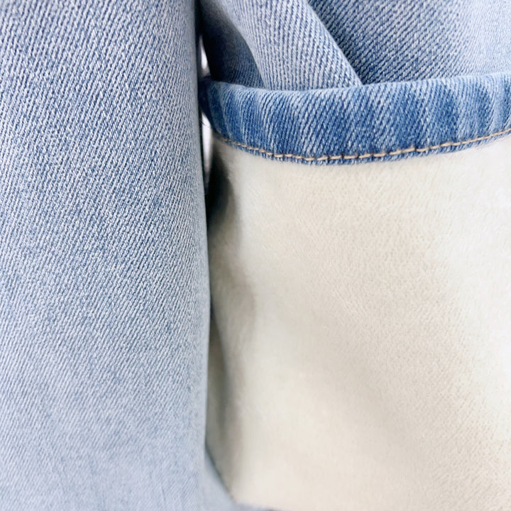 Dame Bred High-Waist Jeans med afslappet pasform og frisk denim-look Stilla