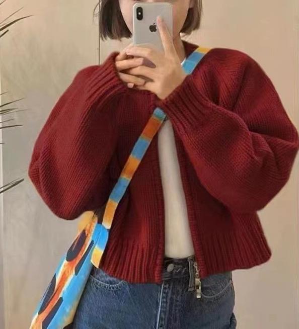 Dame Cozy Cardigan med Rund Hals Stilla