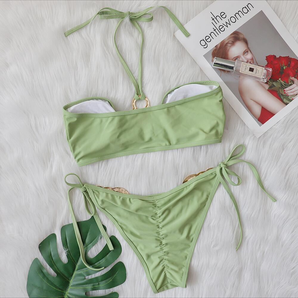 Kvinder Strappy To-delt Bikini sæt Stilla