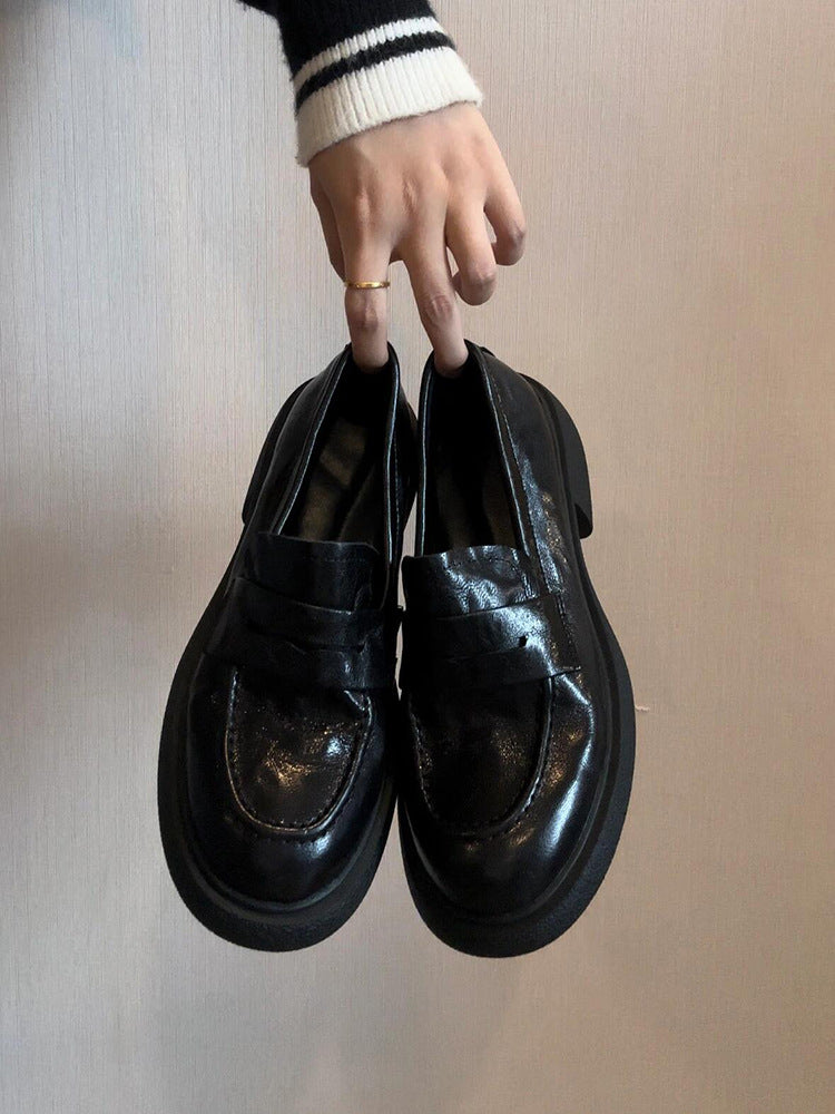 Dame Chunky-sål Læder Slipper Stilla