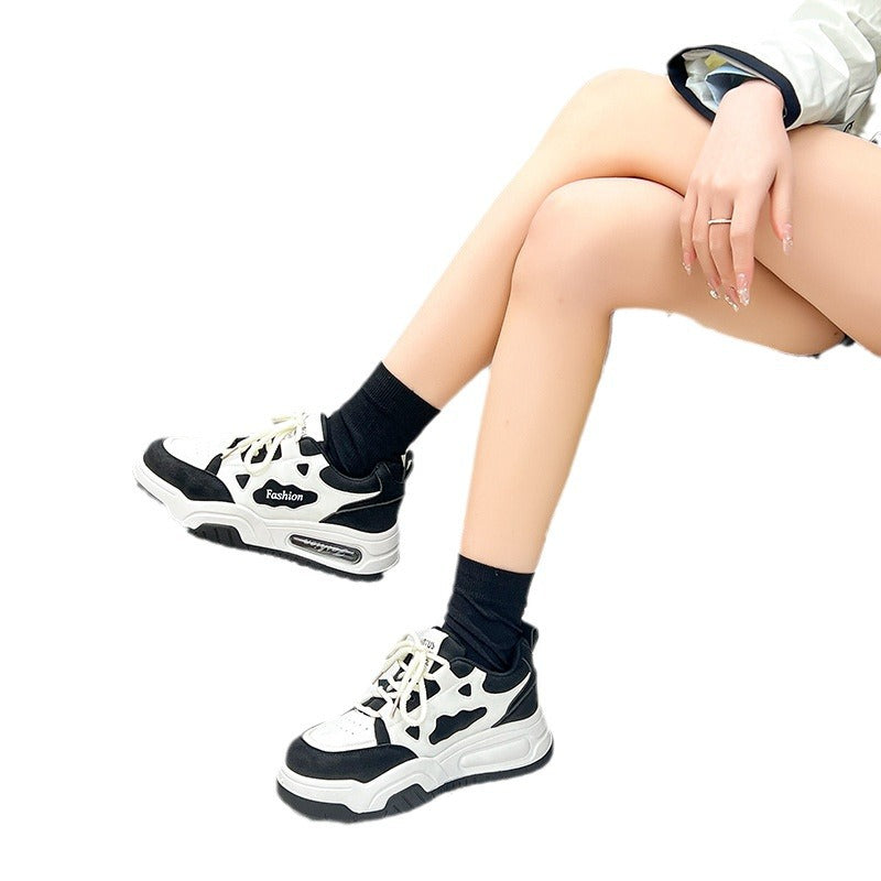 Dame modische sneakers med udtalt profil og åndbart mesh-overmateriale Stilla