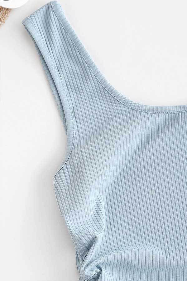Dame Justerbar Rynket Bodycon Kjole Stilla