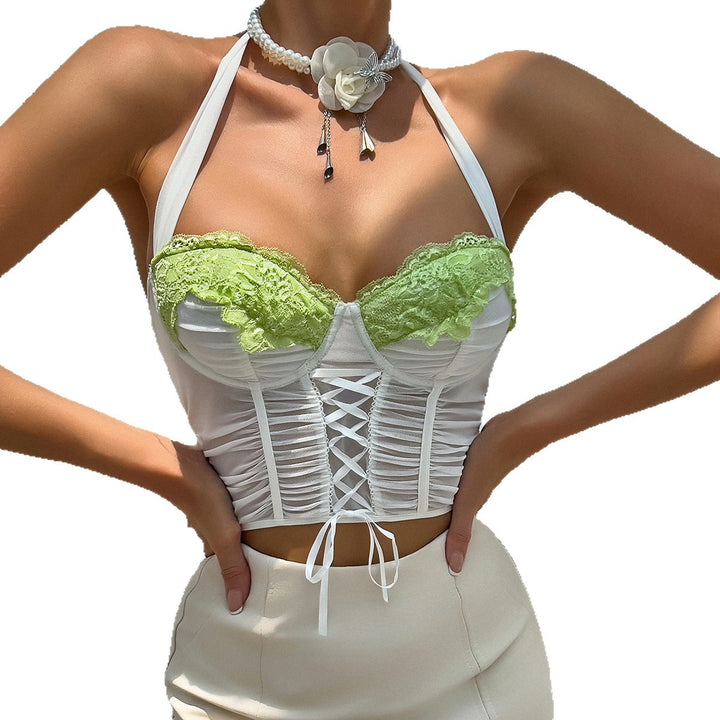 Dame Spids-Corsage Top Stilla