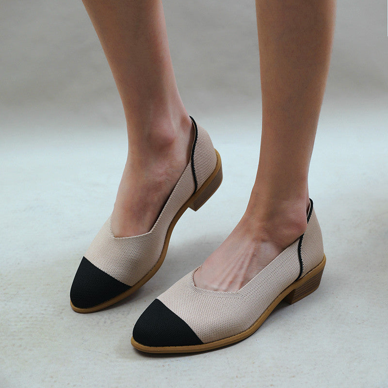 Dame ballerinaer med åndbar struktur og skridsikker sål Stilla