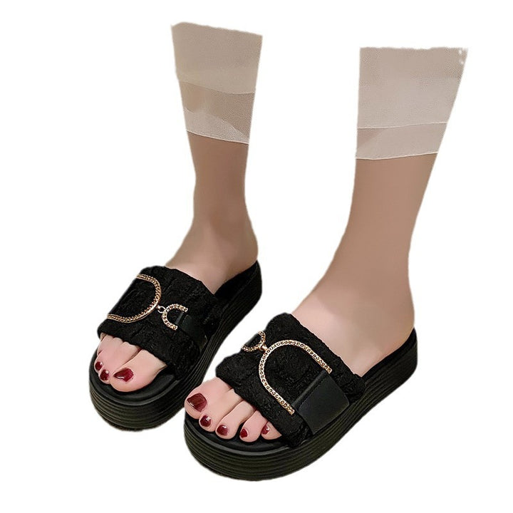 Dame design-sandaler med dekorative remme og skridsikker sål Stilla