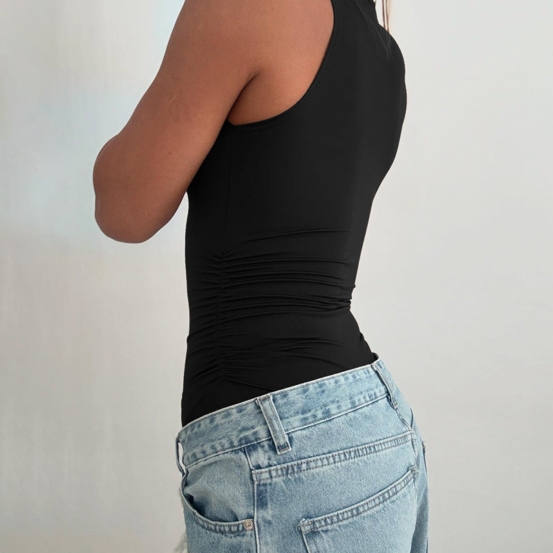 Dame Rynket Bodysuit Tank Top Stilla