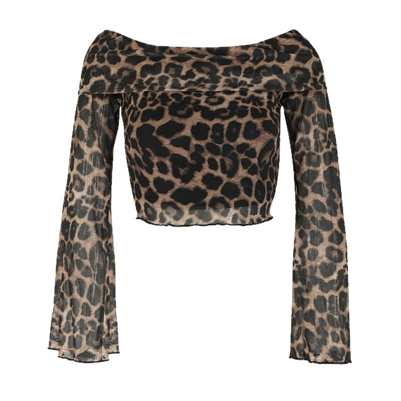 Dame Off-Shoulder Bluse med vidde udvidede ærmer Skovae
