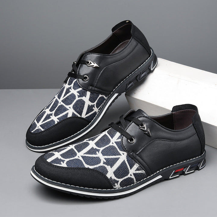 Herrer moderne mønstrede fritidssneakers Stilla