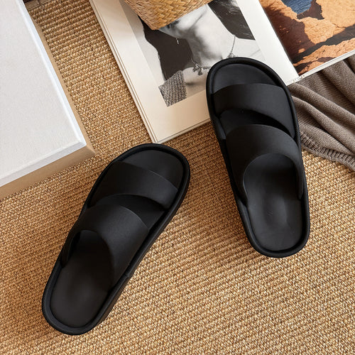 Femme Cross-Band Komfort Slide Sandaler Stilla