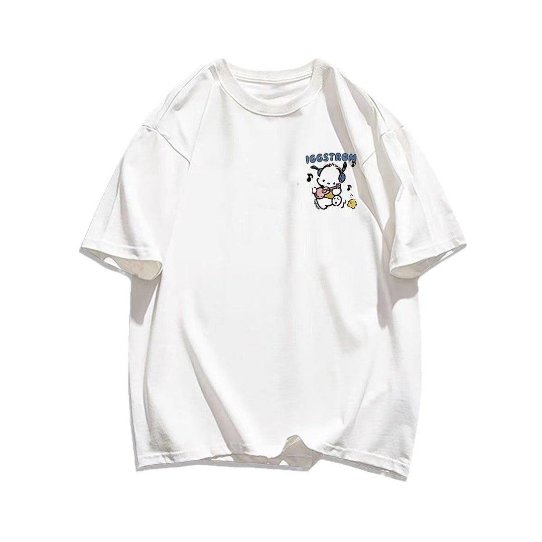 Dame T-Shirt med kreativt dyredesign og afslappet pasform Stilla