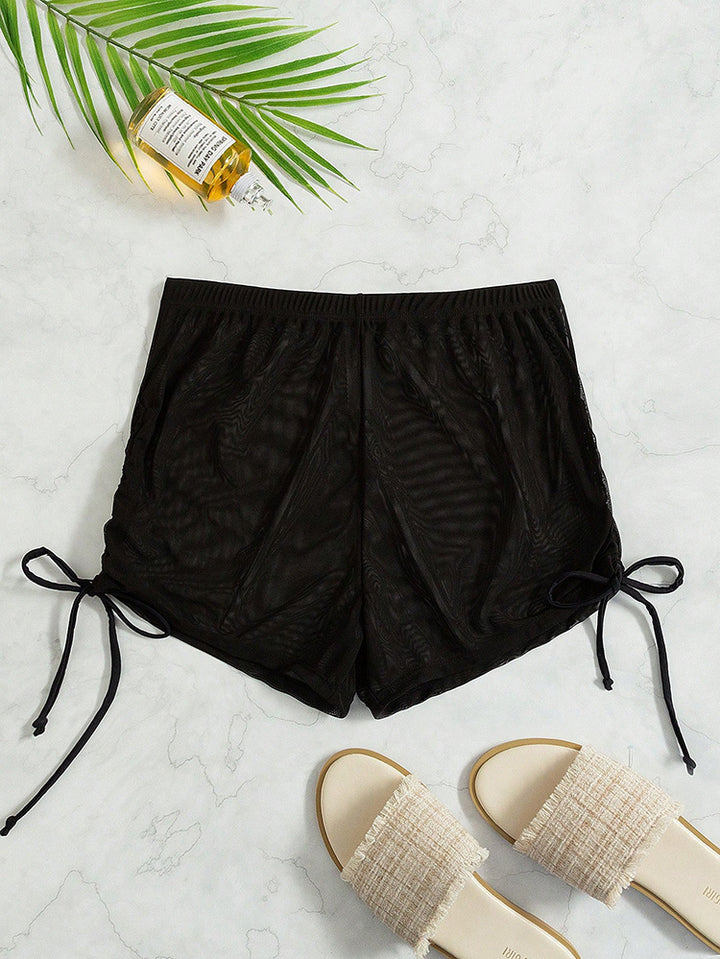 Damer Sporty Badebukser med justerbare sidesnore Skovae