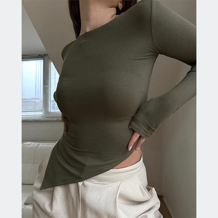 Damer Langærmet-Fitted Top Stilla