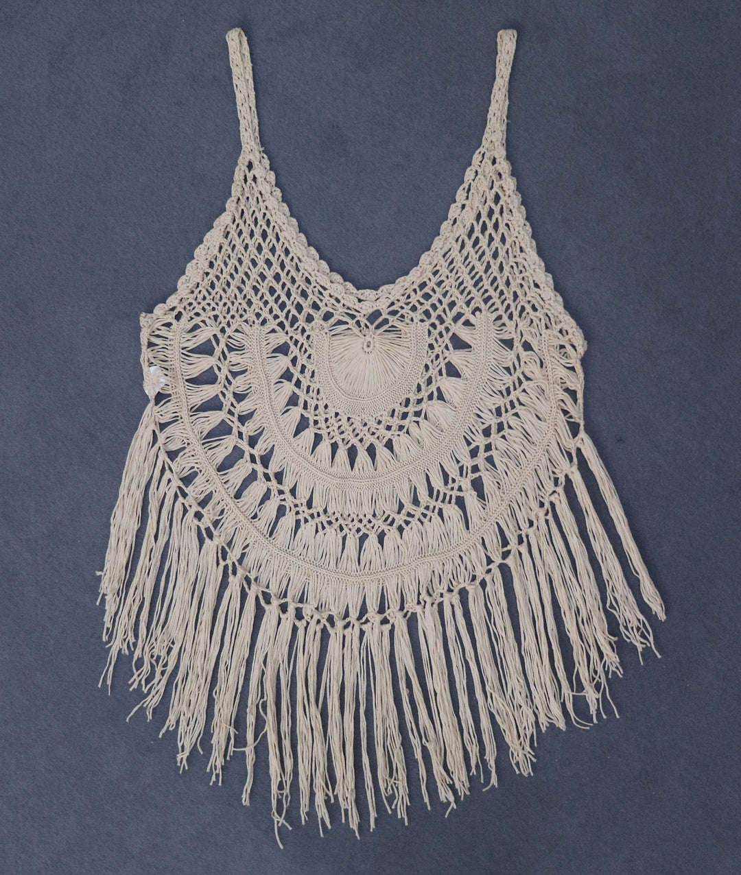 Dame Vibrante Hæklet Strand Cover-Up Tunika Stilla