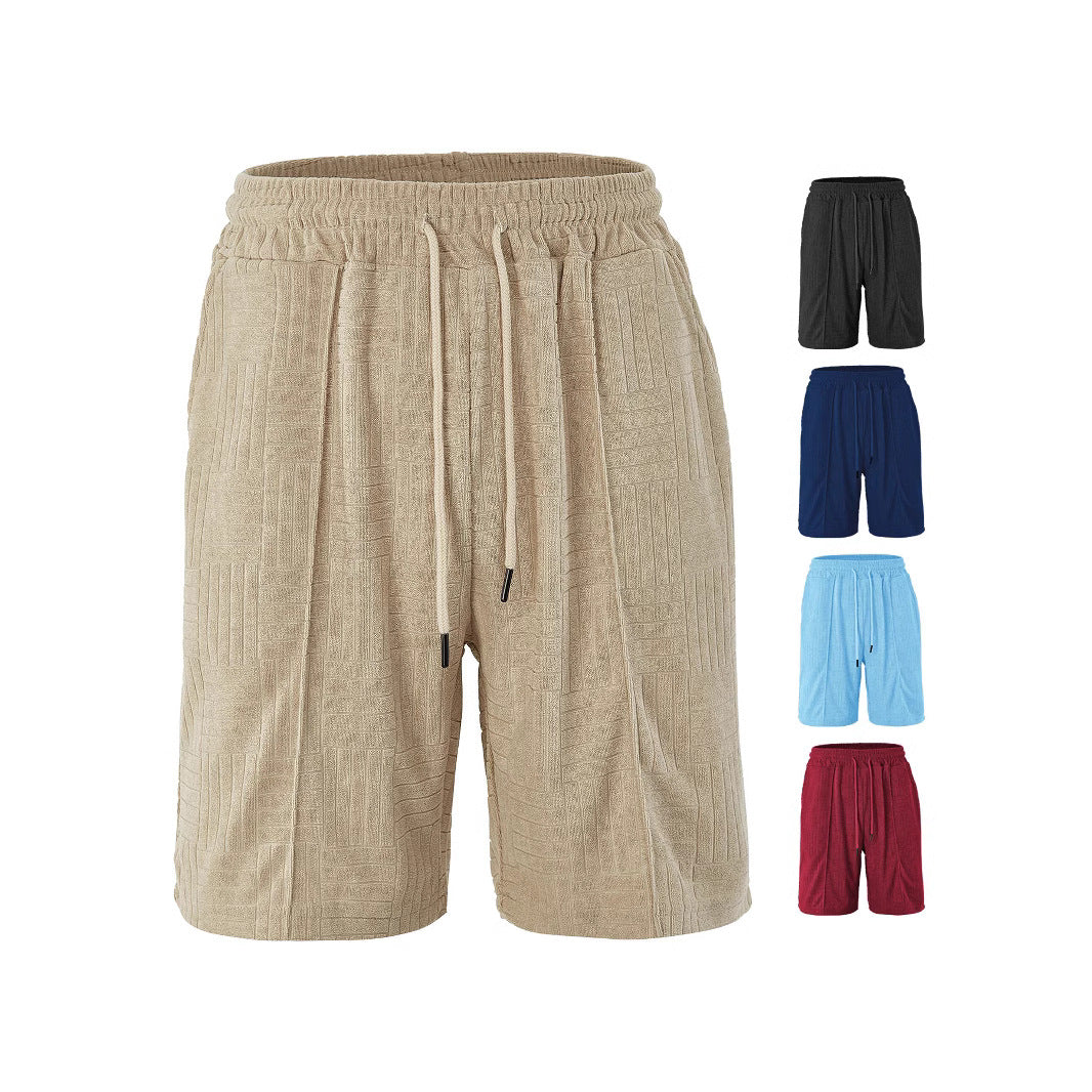 Herrer Sportlige Shorts med struktureret design og elastisk talje Stilla