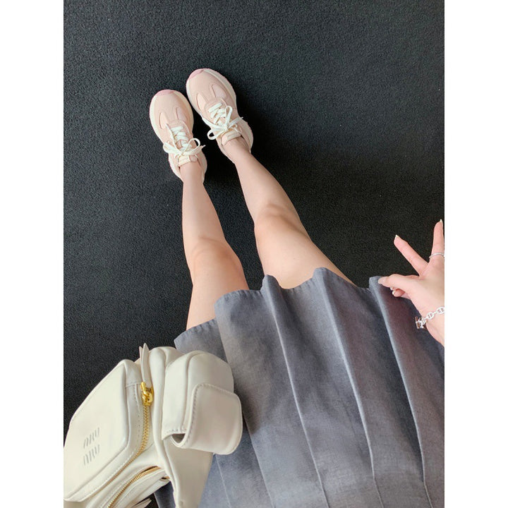Dame Trendy Lette Walking Sneakers med Polstret Sål Stilla