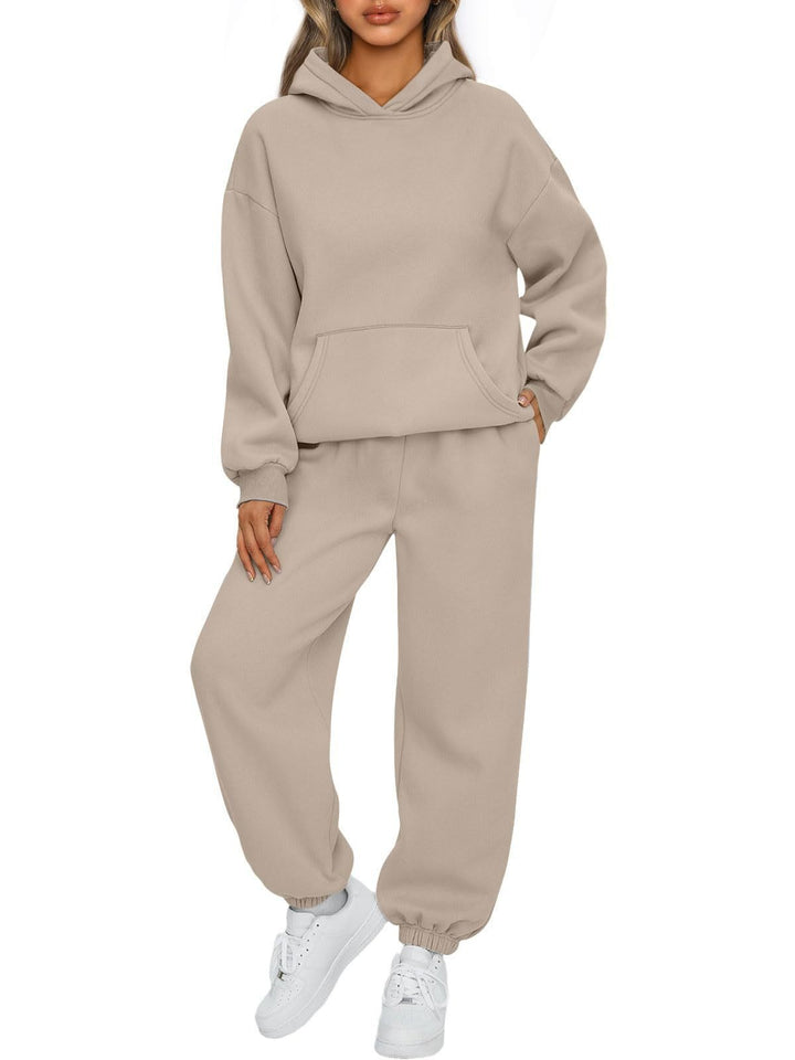 Kvinders hyggelige sweater og jogger sæt Skovae