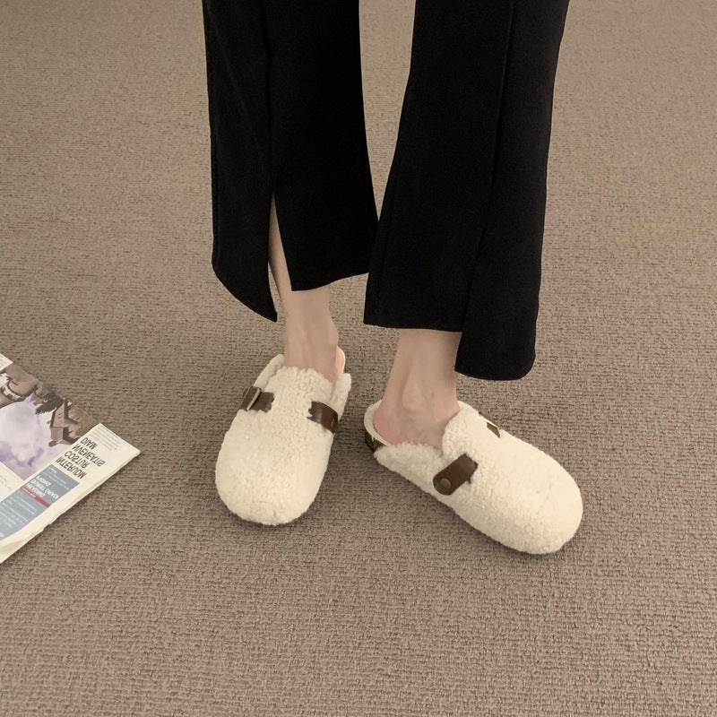 Dame Behagelige Fleeceforede Slippers Mules Stilla