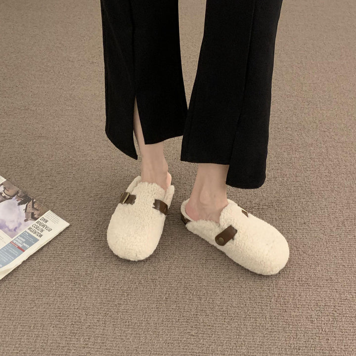 Dame Behagelige Fleeceforede Slippers Mules Stilla