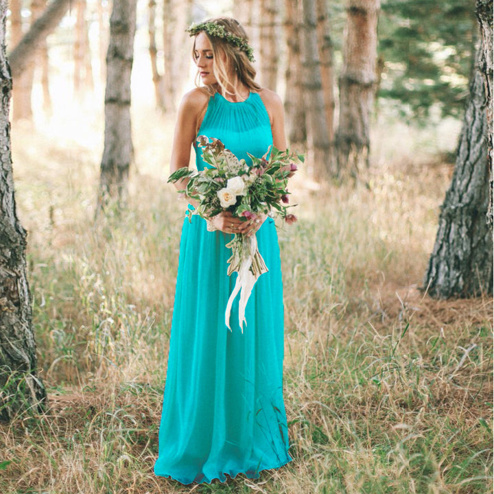 Elegant chiffon brudekjole til damer Stilla