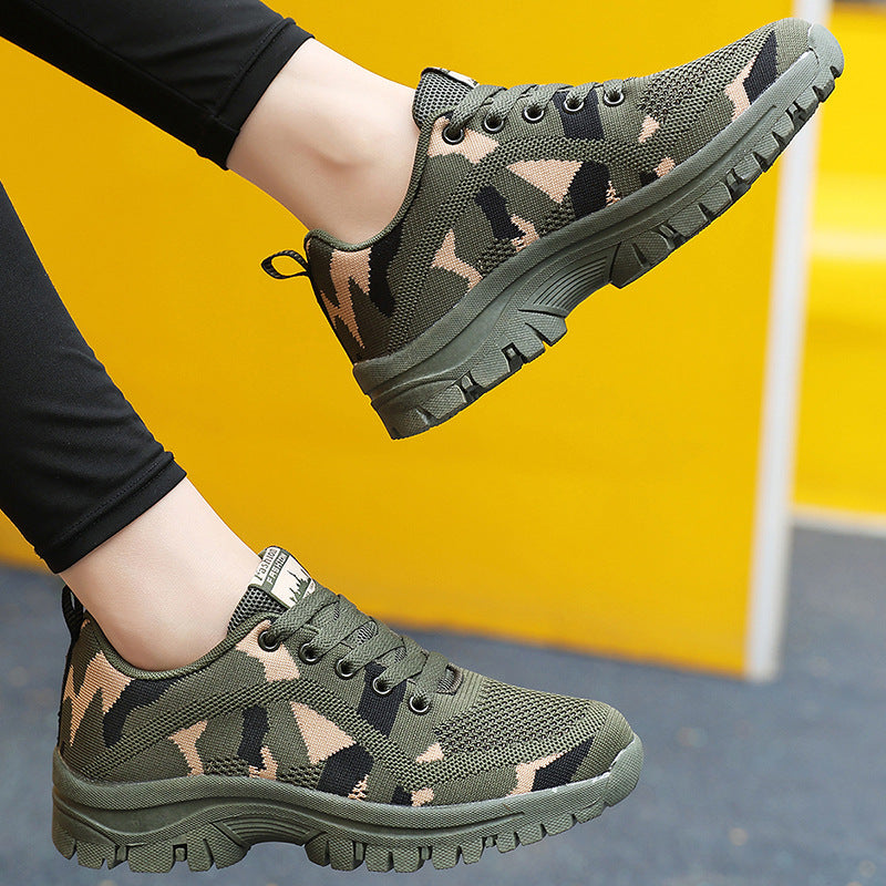 Herrer Camo Mesh Løbesko Stilla