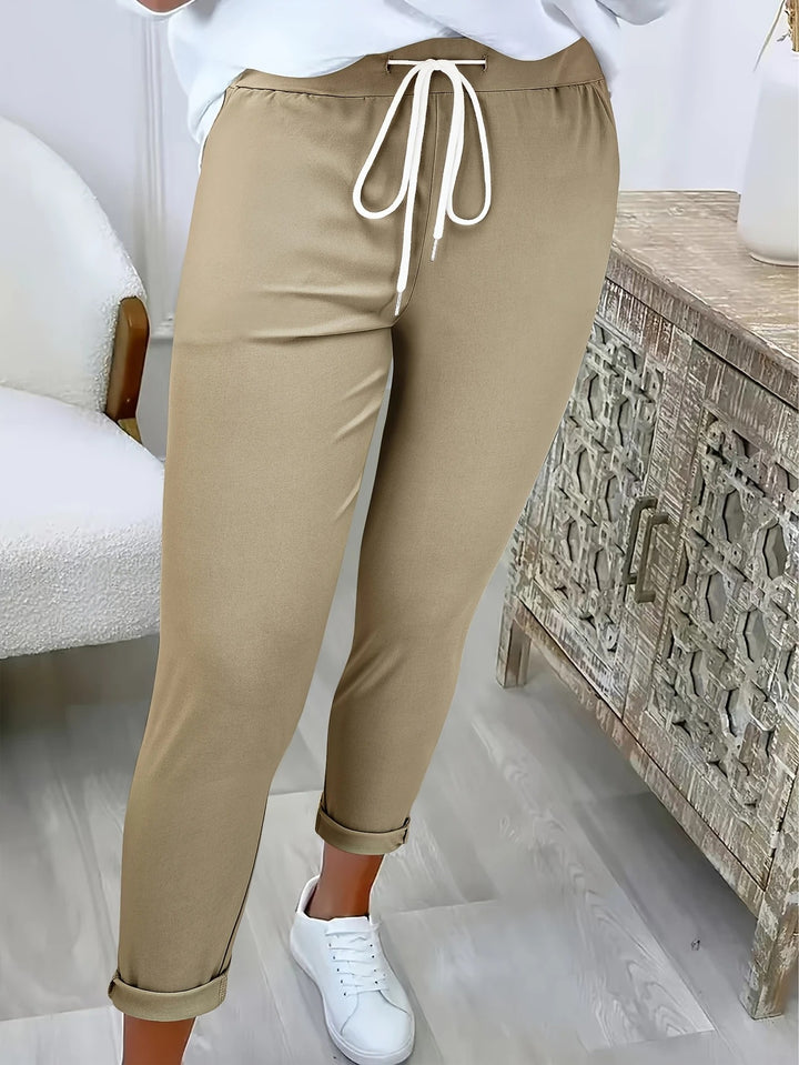 Dame fritids joggingbukser med elastisk talje Stilla