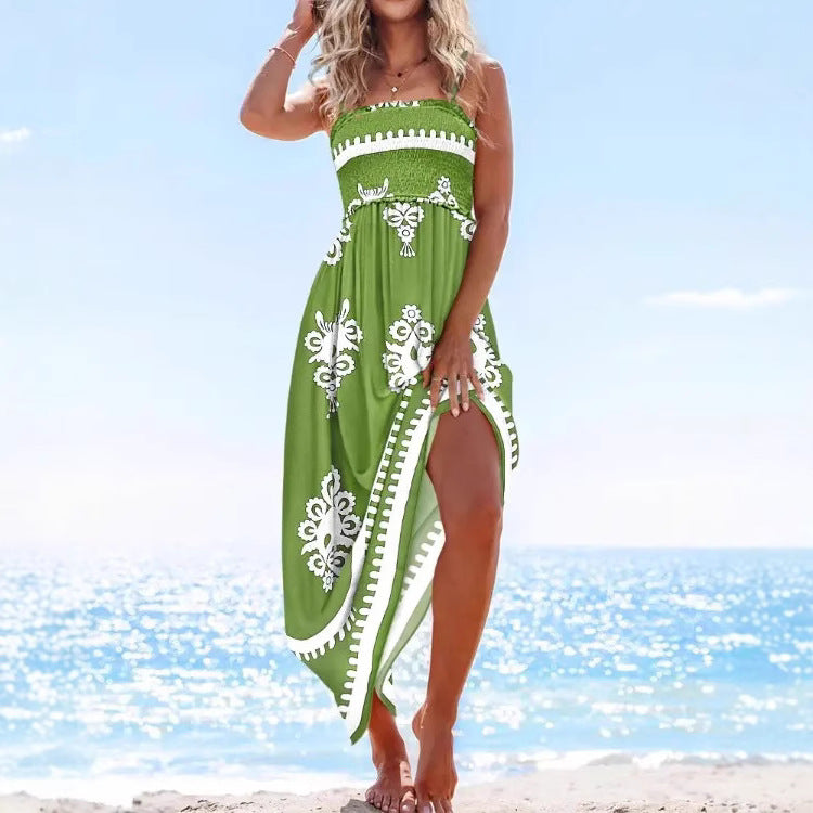 Dame Bohemian Maxi Solkjole Stilla