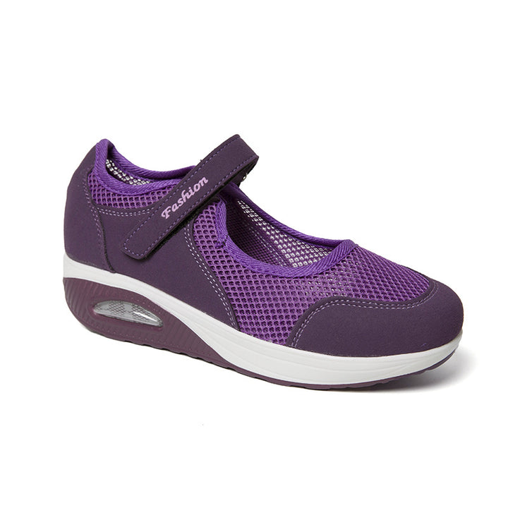 Damer Sporty Sneakers med justerbar velcro og åndbart overmateriale Stilla