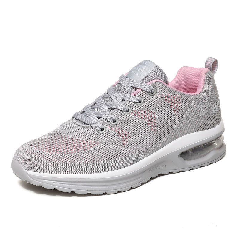 Dame Air-Cushioned Lifestyle-Sneakers med åndbart mesh-oberstof Stilla