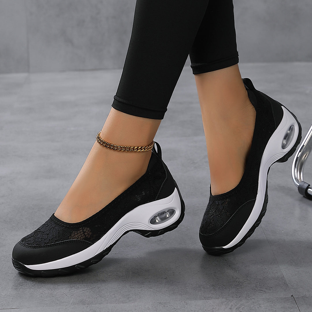 Dame Åndbare Spids Slip-On Sneakers Stilla