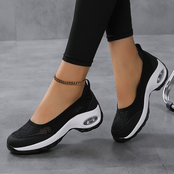 Dame Åndbare Spids Slip-On Sneakers Stilla