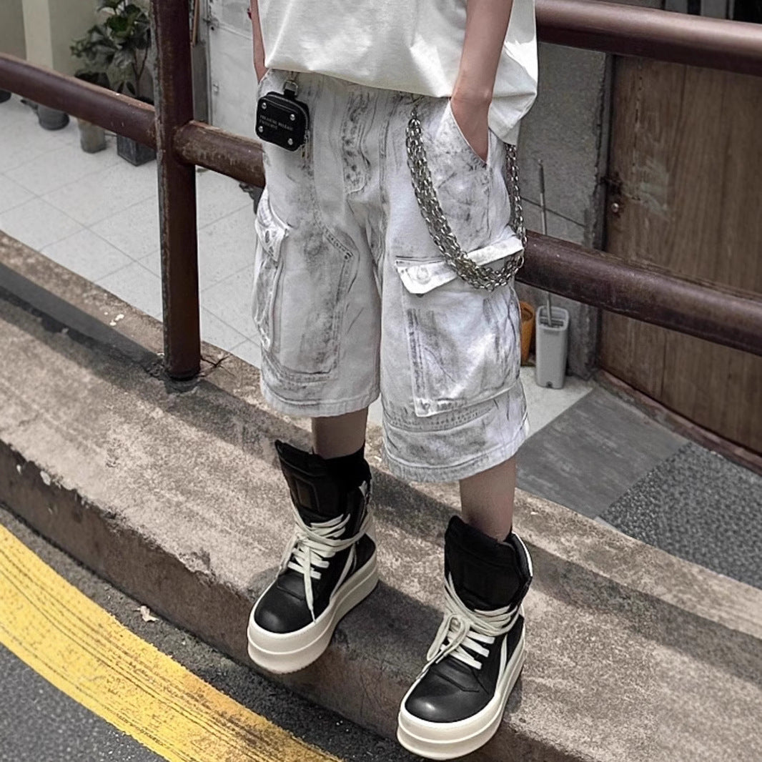 Herre Cargo-Shorts med multifunktionelle lommer og afslappet snit Stilla