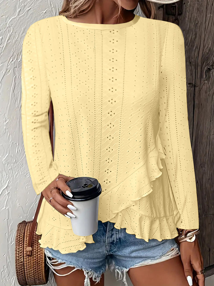 Dame elegant flæse shirt Stilla