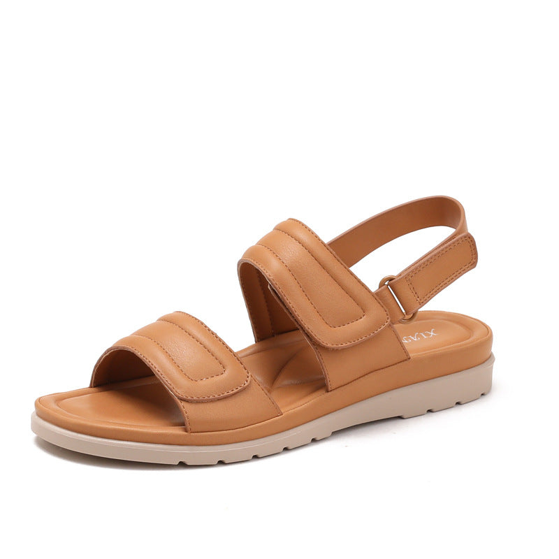 Dame komfortable sandaler med justerbare velcro-lukninger og dæmpende fodseng Stilla
