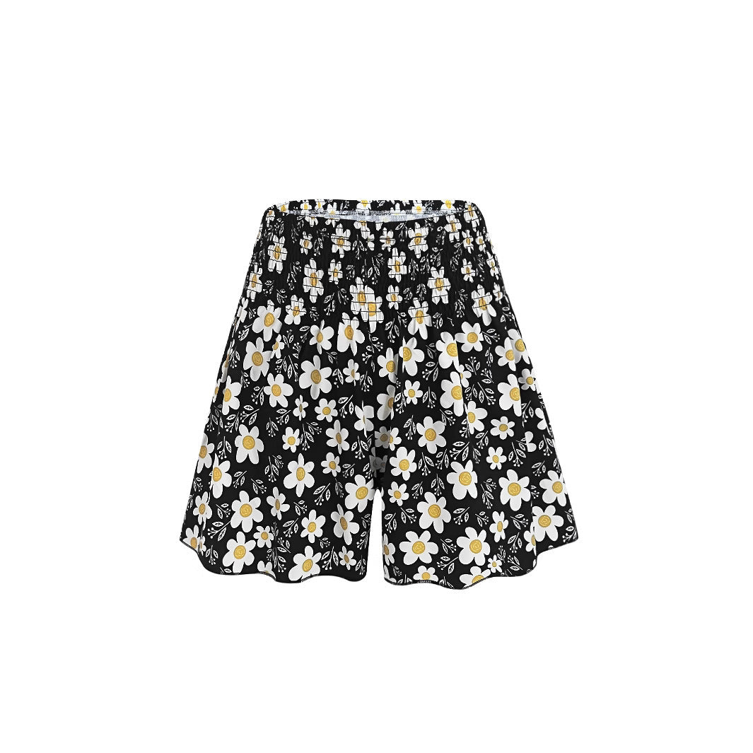 Dame Floral Print Afslappet Pasform Shorts Stilla