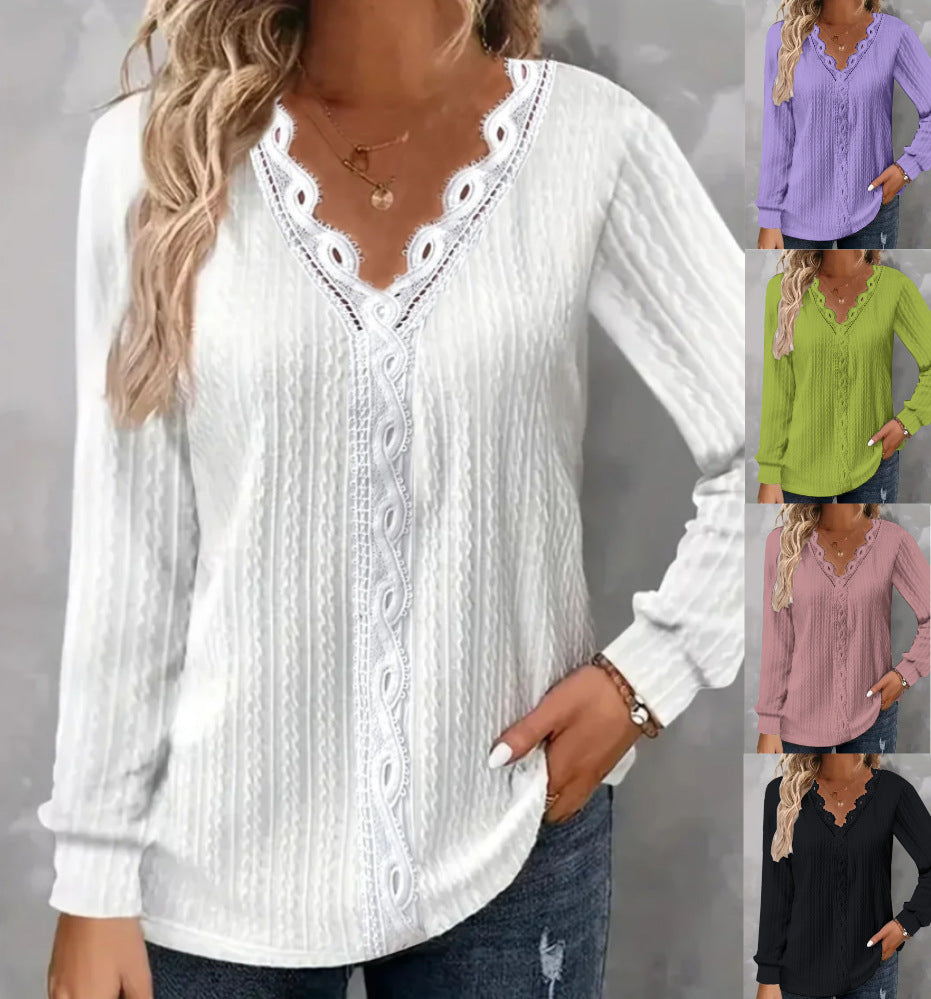 Dame Sweater med spidsstruktur Stilla